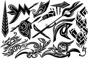 Norris with arrow through it tattoo idea