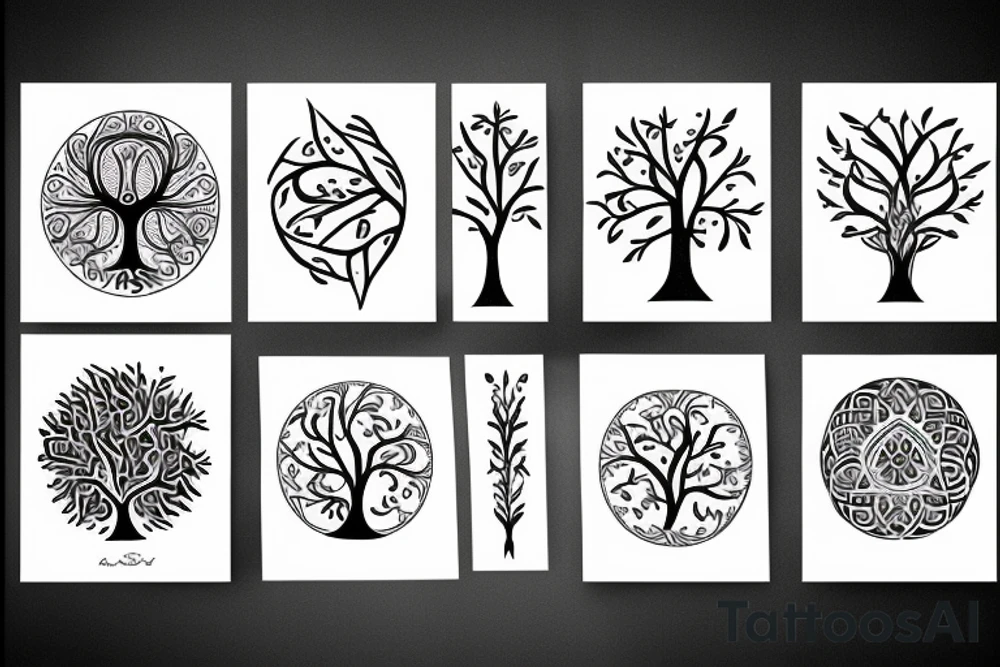 tree of life tattoo idea