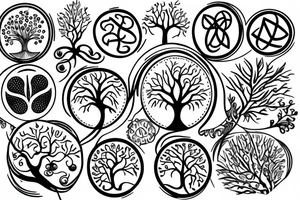 tree of life tattoo idea