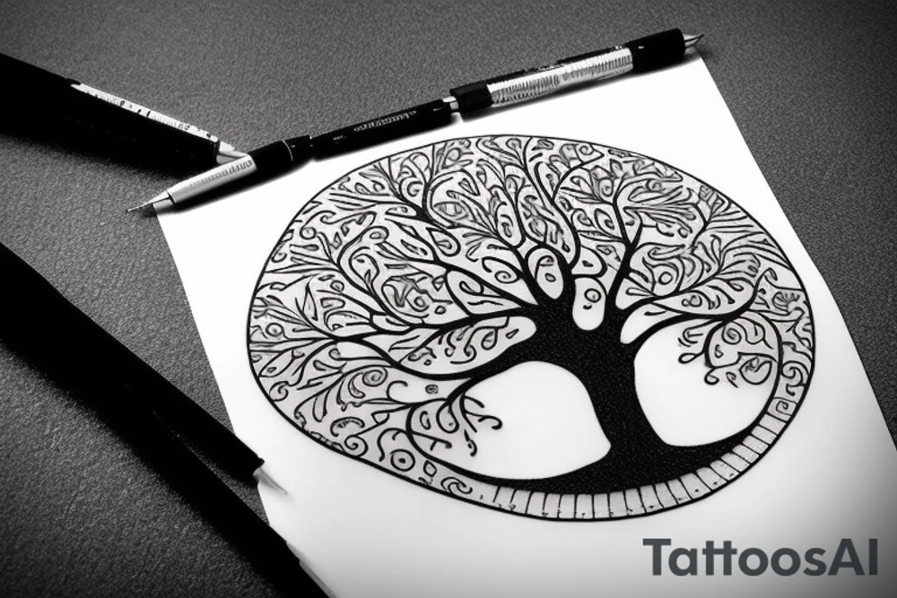 tree of life tattoo idea