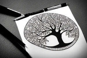 tree of life tattoo idea