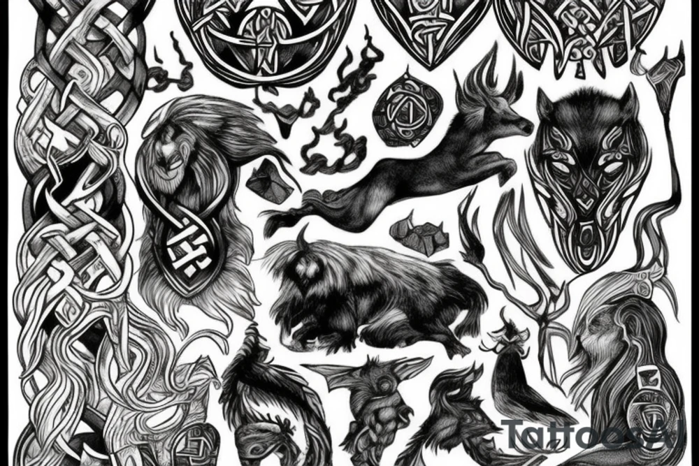 Norse Mythology tattoo idea