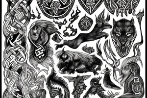 Norse Mythology tattoo idea