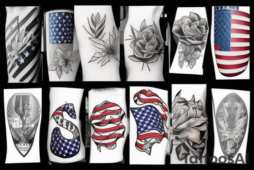 Patriotic tattoo idea