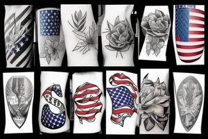 Patriotic tattoo idea