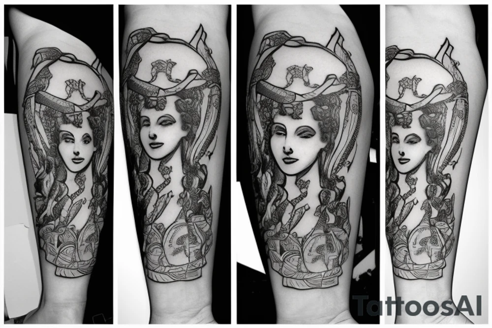 Athena, Athens, apple tree tattoo idea