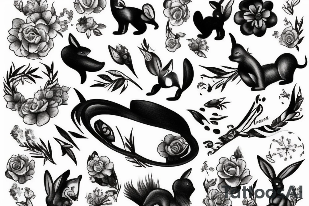 Play boy tattoo idea