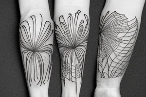 Spider lily tattoo idea