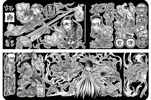 ronin tattoo idea