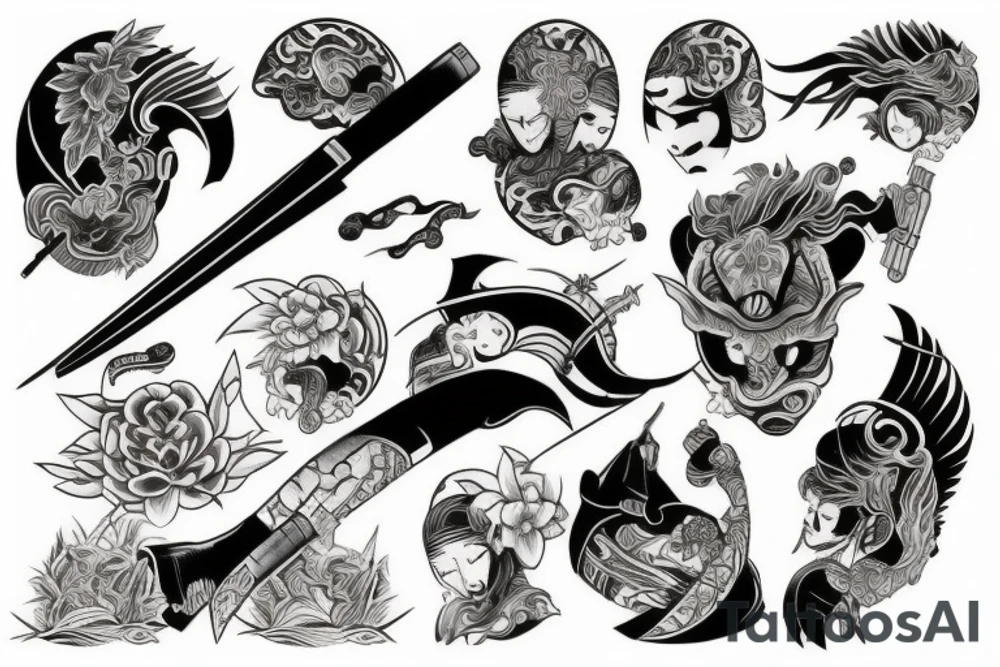 ronin tattoo idea