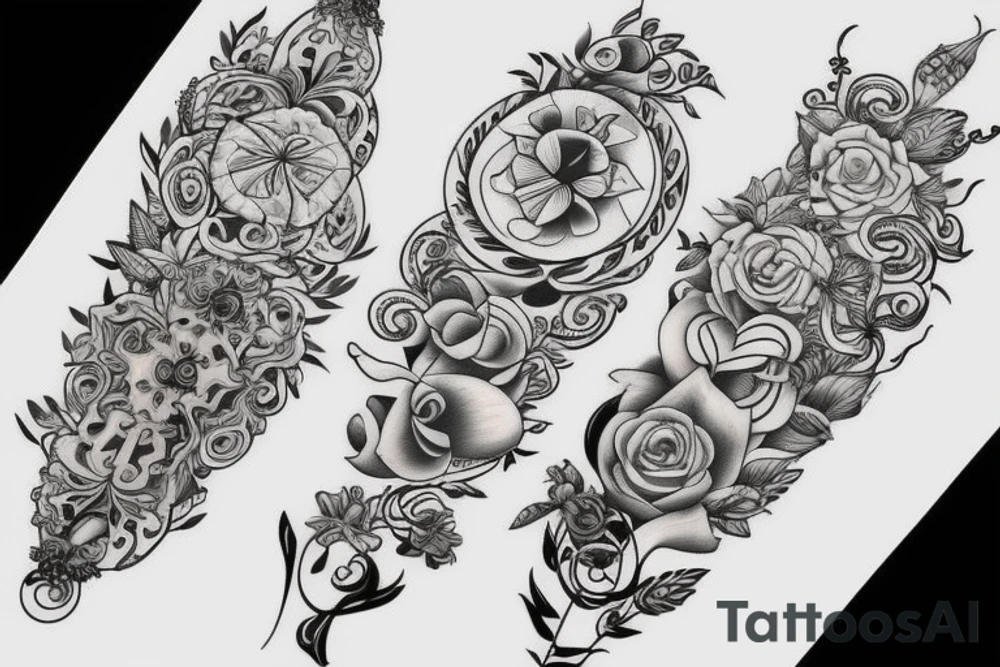 Flower tattoo idea