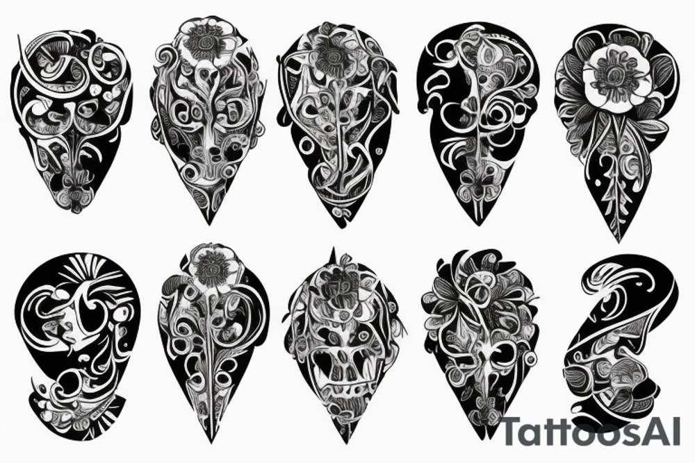 Flower tattoo idea