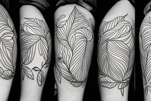 Leaves tattoo idea