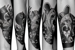 California bear tattoo idea