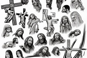 Jesus and the cross tattoo idea
