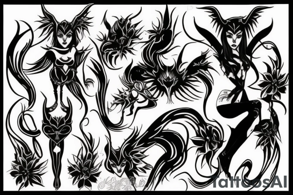 Succubus tattoo idea