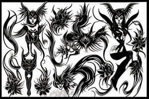 Succubus tattoo idea