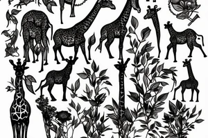 Giraffe, the last of us tattoo idea