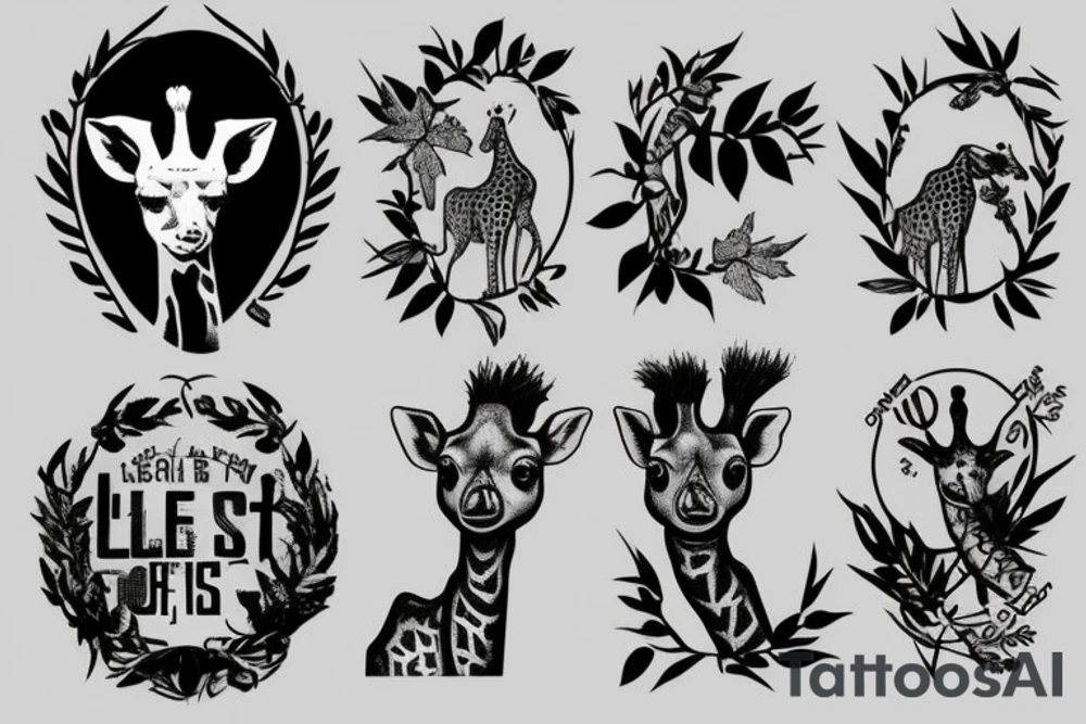 Giraffe, the last of us tattoo idea