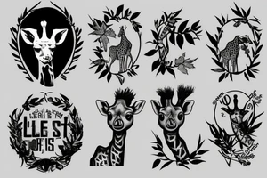 Giraffe, the last of us tattoo idea
