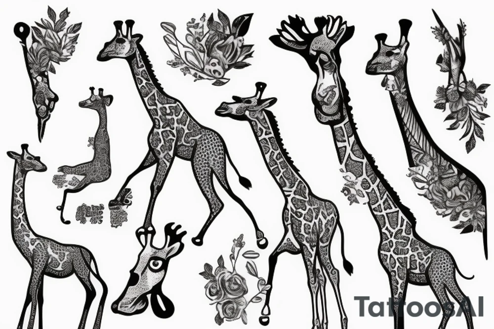 Giraffe, last human tattoo idea