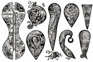 Hourglass tattoo idea
