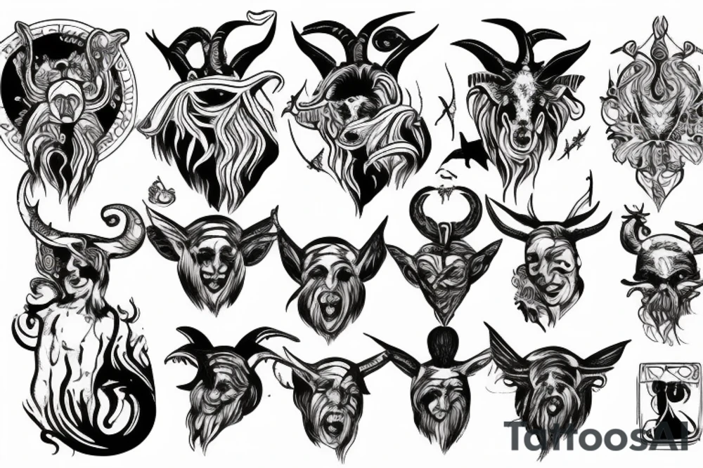 baphomet tattoo idea