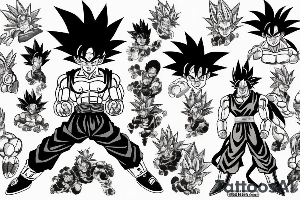 Goku tattoo idea