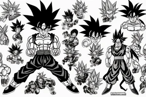 Goku tattoo idea