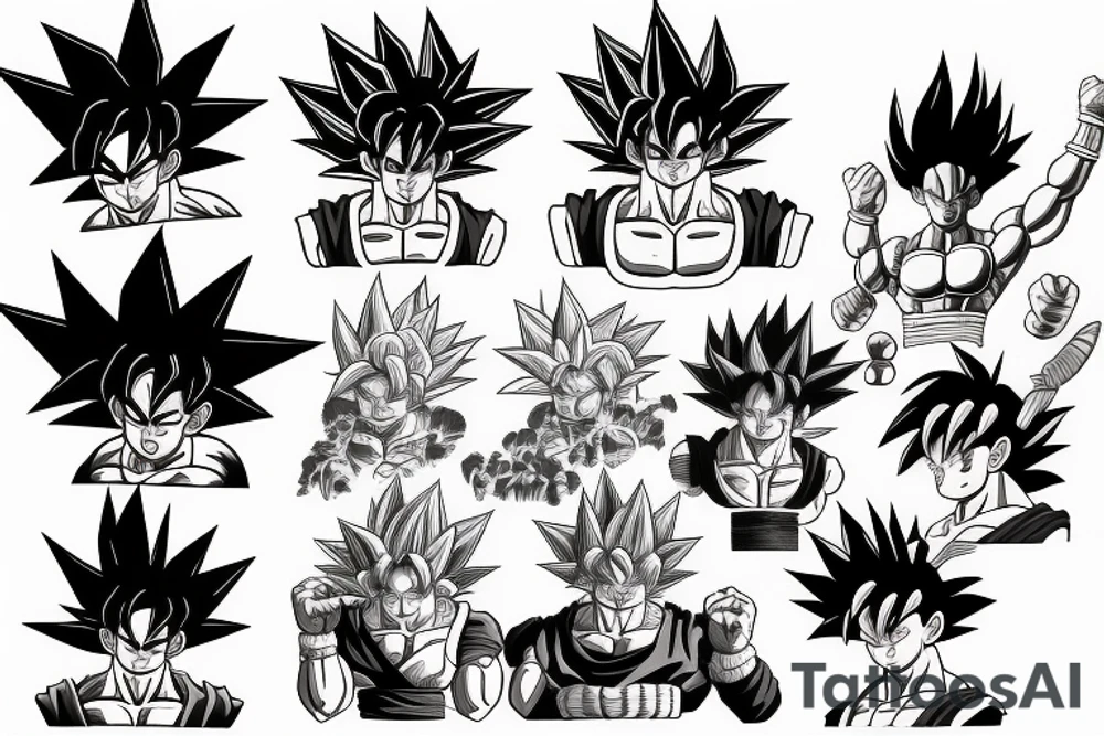 Goku tattoo idea