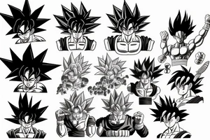 Goku tattoo idea