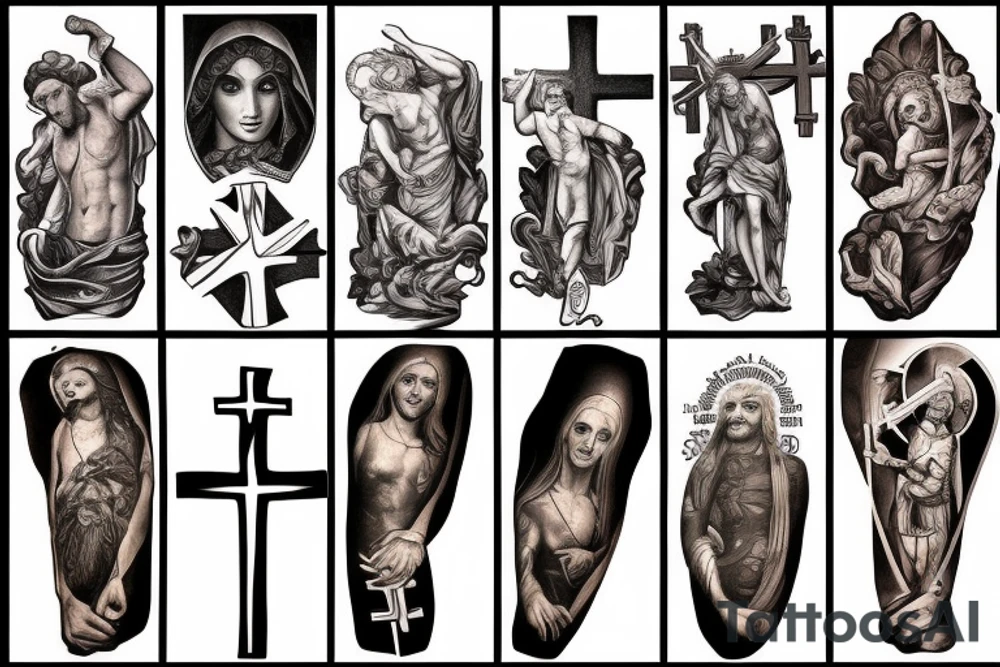 Cross, Christianity tattoo idea