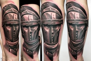 Spartan soldier tattoo idea