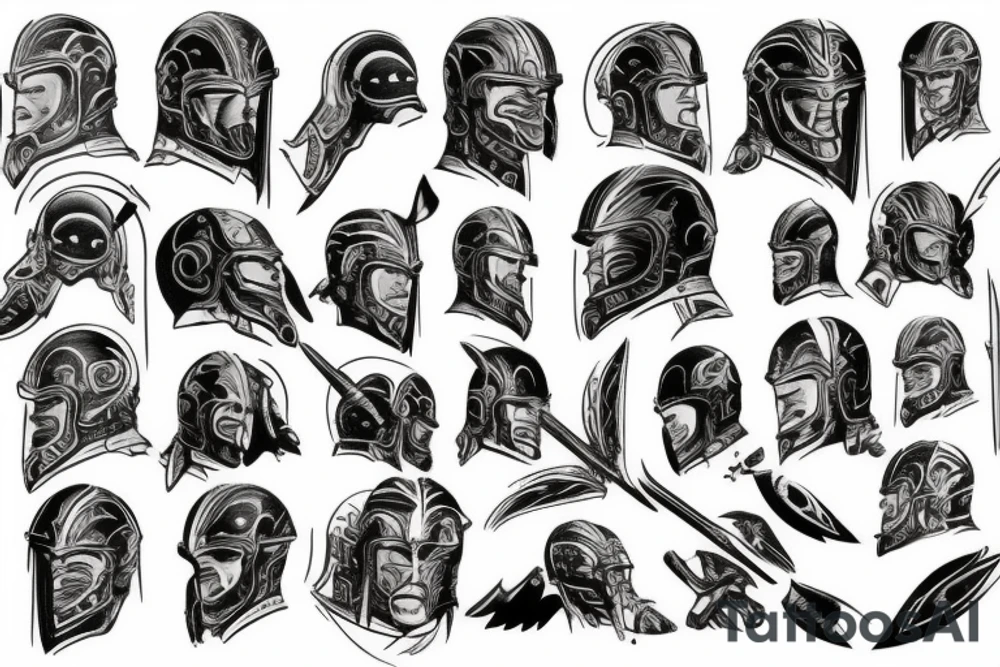 Spartan tattoo idea