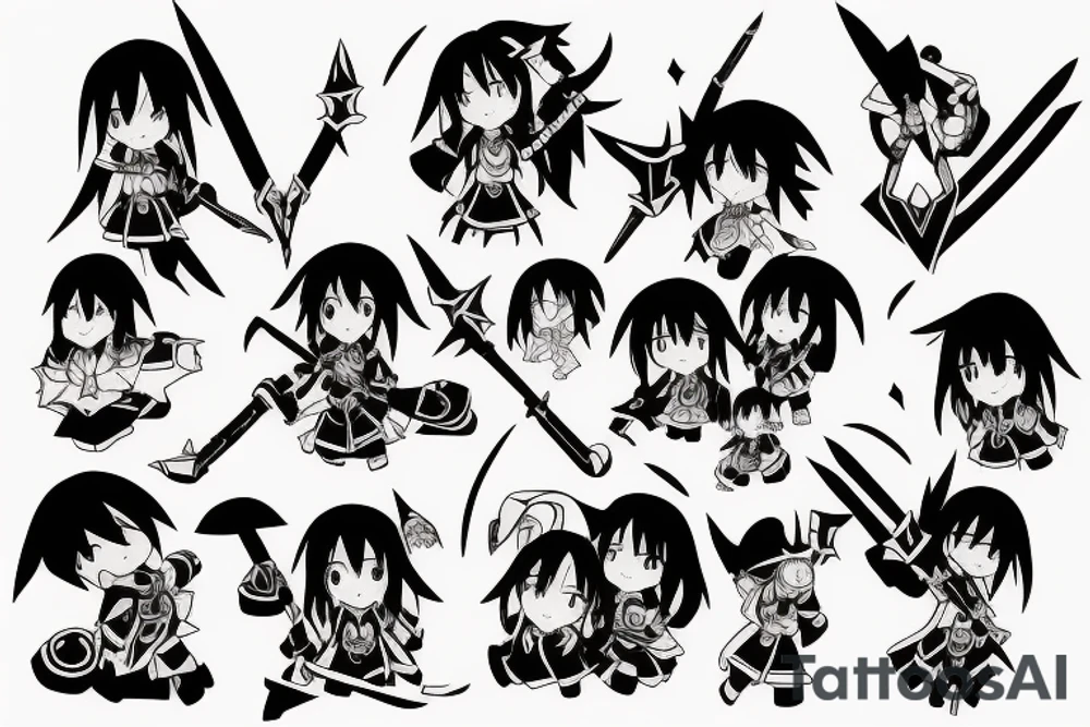 Wand of megumin konosuba tattoo idea