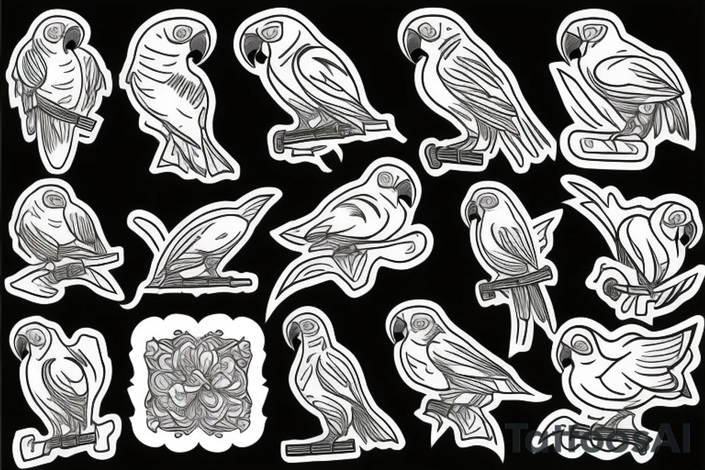 Parrot tattoo idea