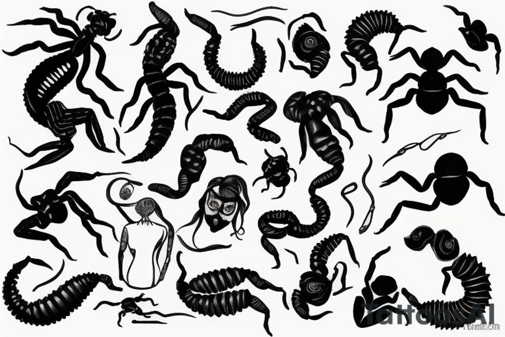 woman and scorpion tattoo idea