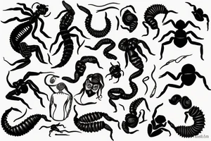 woman and scorpion tattoo idea