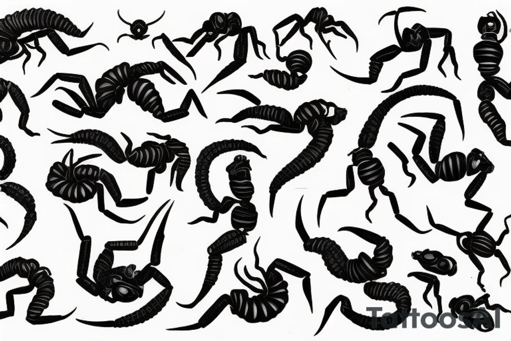 woman and scorpion tattoo idea