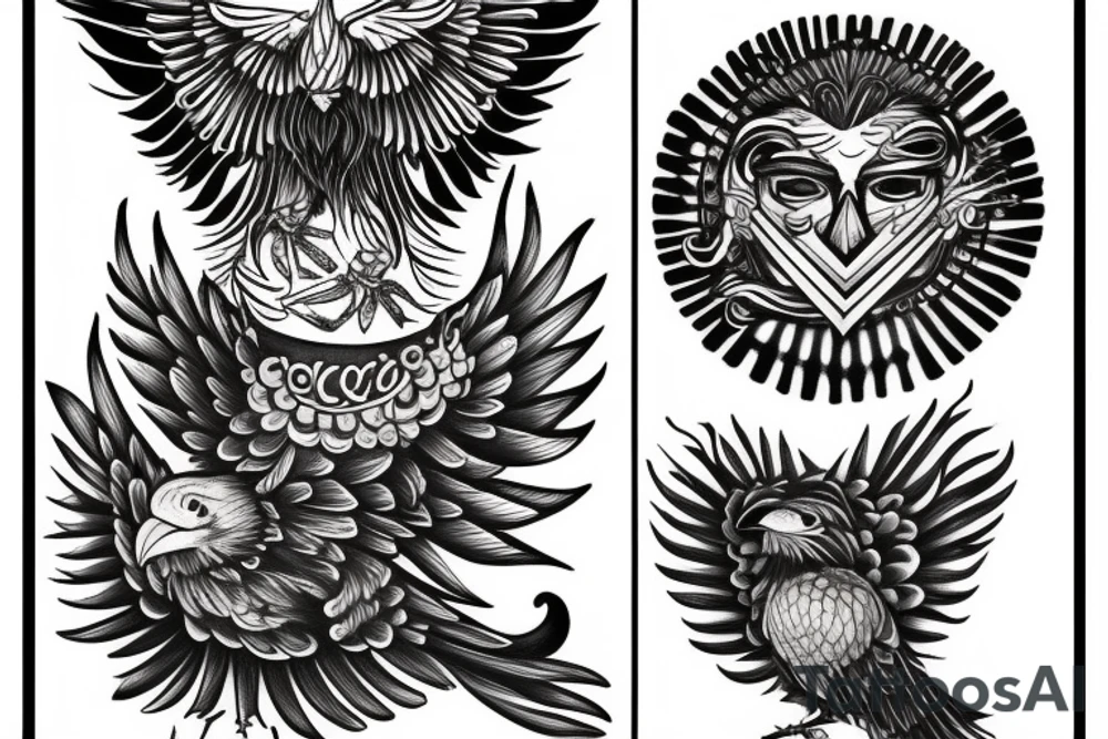 Gemini crow tattoo idea