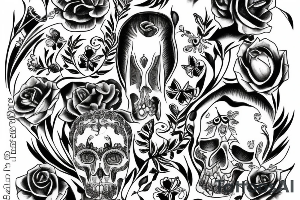 Simple colțar bone tattoo idea
