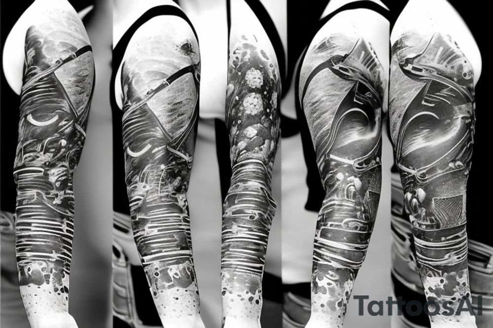 spaceman tattoo idea