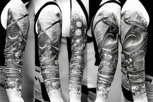 spaceman tattoo idea