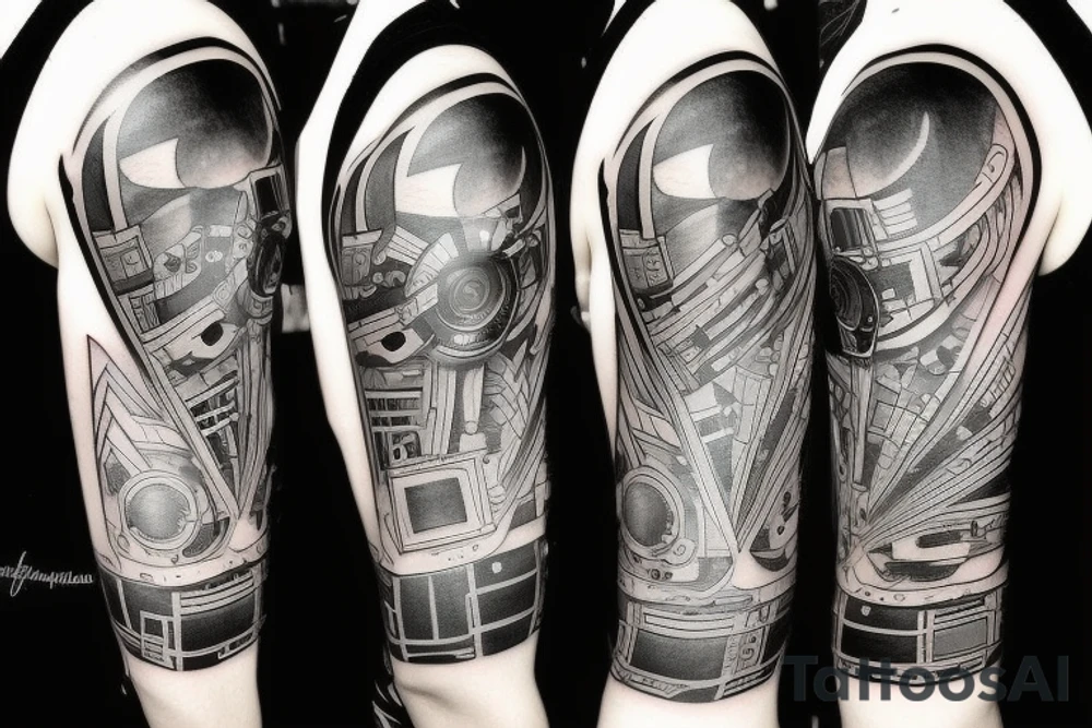 Cyberpunk tattoo idea