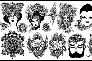 God family friends tattoo idea