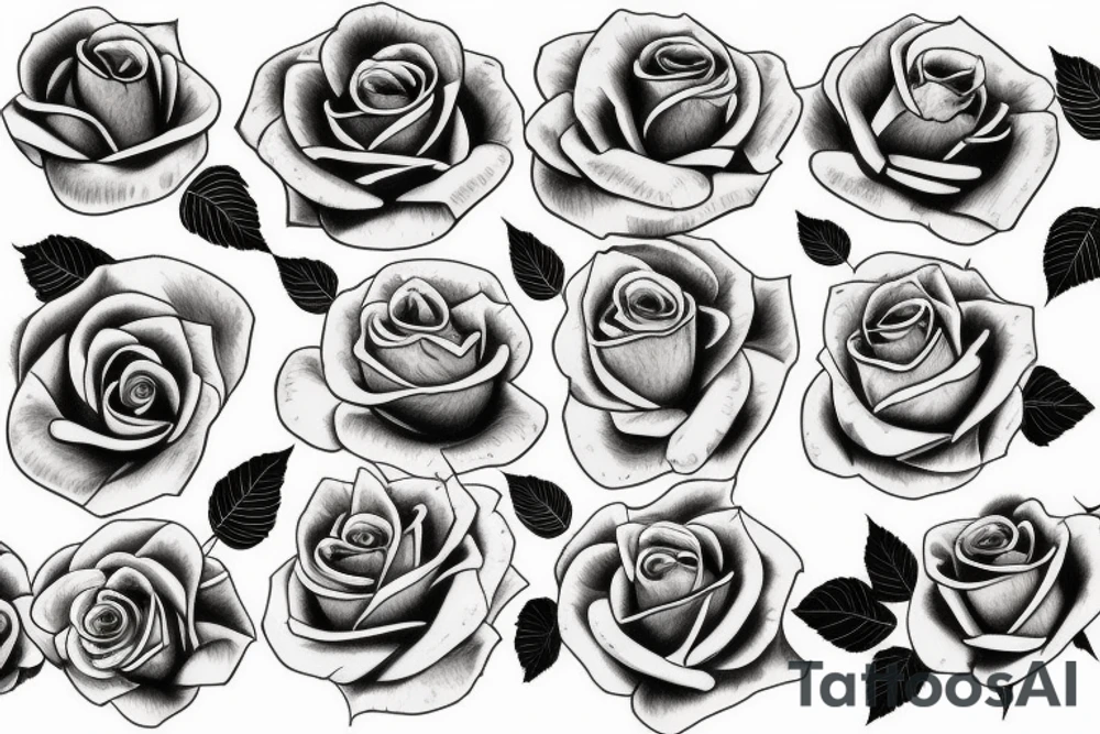 rose tattoo tattoo idea