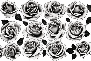 rose tattoo tattoo idea