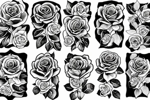 rose tattoo tattoo idea