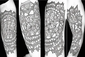 Crystal that shows strength and power tattoo idea