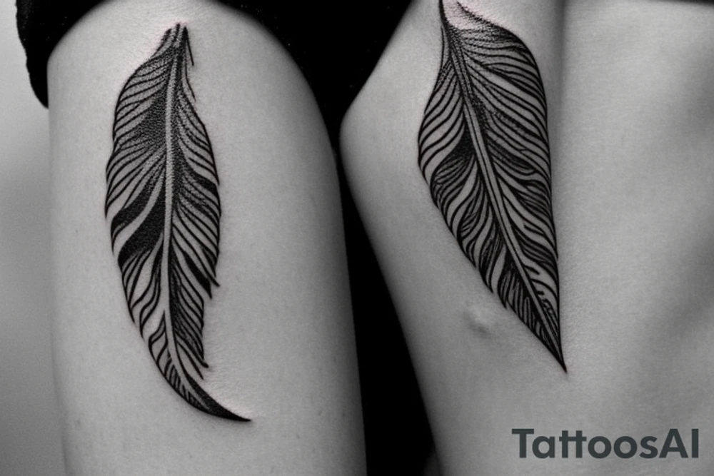 At night with my other half, with stars in the sky and full of love forever and lastly a small white feather floating

Night time with stars in the sky, a completing piece, my other half with me having full of love and there is a small feather flying tattoo idea